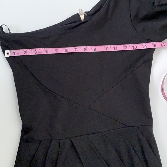 Kardashians for Bebe One Shoulder Pleated Dress - Picture 13 of 14